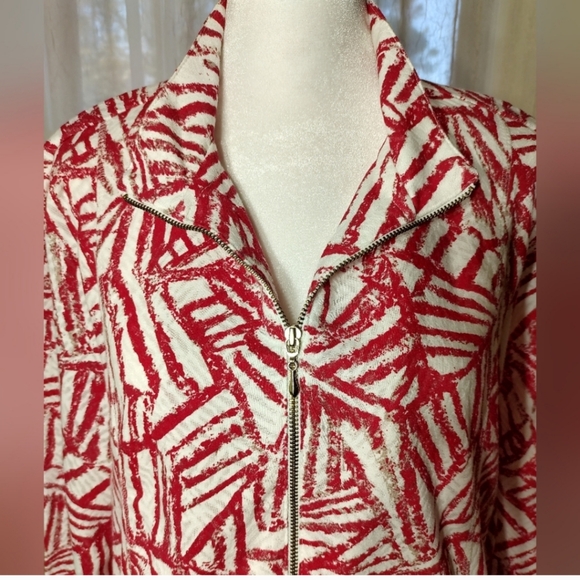 CHICO'S Weekends Zip Jacket - Picture 4 of 8